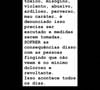 Atriz Andreia Horta faz postagem na web e muitos internautas acreditaram que poderia se tratar de uma indireta para o ator Cauã Reymond; vale ressaltar que ela não mencionou nomes