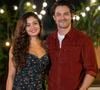 Paulinho (Romulo Estrela) e Gerluce (Sophie Charlotte) em foto da novela 'Três Graças'