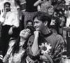 Serginho Groisman em foto de 1993 em seu programa no SBT