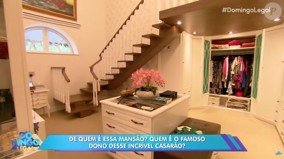 Casa do sertanejo Marcos soma 2 andares de closet