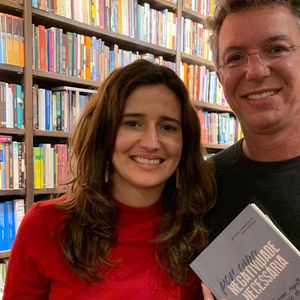 Boninho com a filha Marianna, fruto do casamento com Narcisa Tamborindeguy, com quem esteve casado por cerca de 3 anos