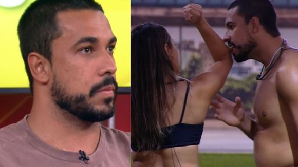 'Assumo meu erro’: eliminado do ‘BBB 25’, Maike se mostra desconfortável e arrependido ao rever cenas polêmicas com Renata