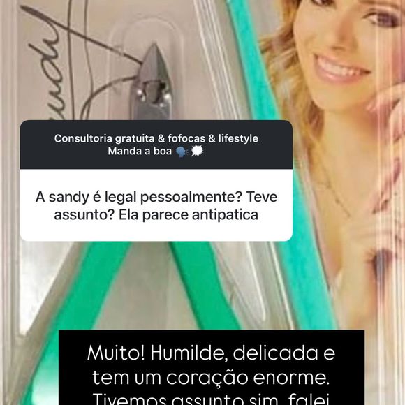 Irmã de Pedro Andrade sobre Sandy: ‘Tivemos assunto sim, falei pra ela avisar a Mondial pra melhorar aquele alicatinho’