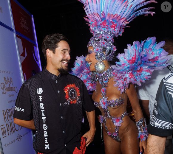 Sabrina Sato e marido, Nicolas Prattes, juntos no Carnaval 2026 da Gaviões da Fiel