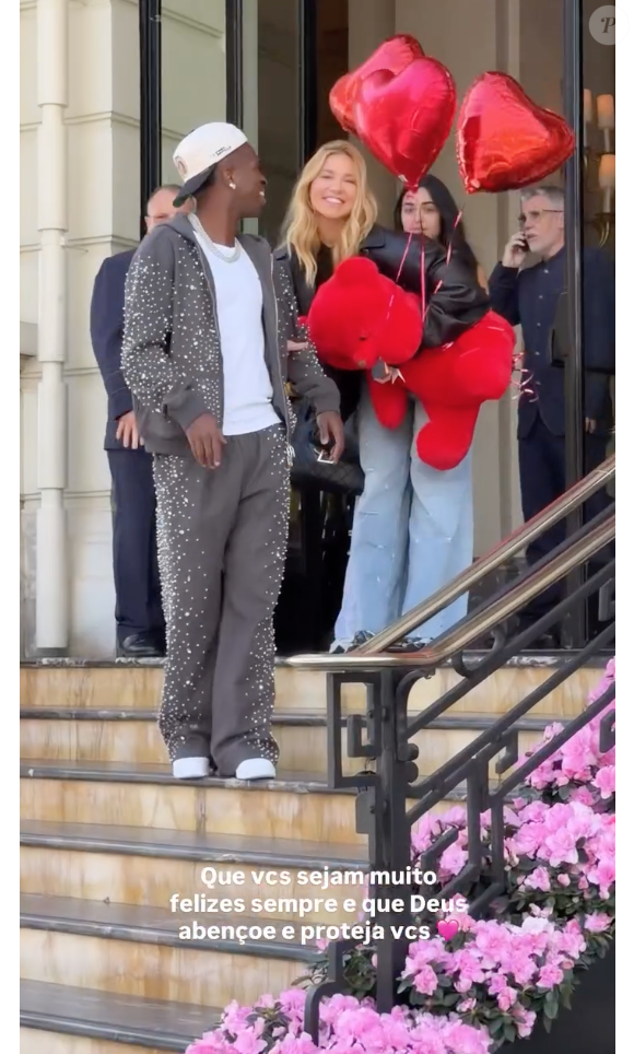 Vini Jr. pede Virgínia Fonseca em namoro com balões, ursos e pétalas de rosa e post viraliza