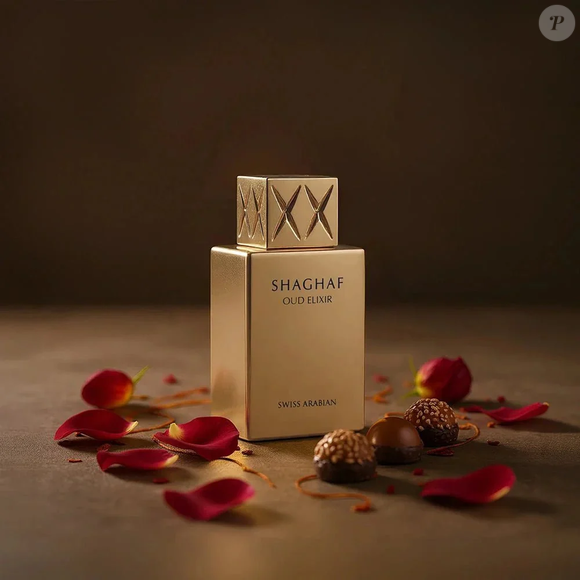 Com 75 ml por R$ 609,24, o Shaghaf Oud, da Swiss Arabian, tem o Oud como protagonista e combina a matéria-prima amadeirada e levemente resinosa com açafrão, rosa e pralinê, formando uma fragrância de presença imponente