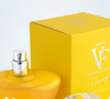 Perfume VF Honey da We Pink: fragrância de Virginia Fonseca é sensual e atraente, com notas de cardamomo, rum, além de baunilha e sândalo.
