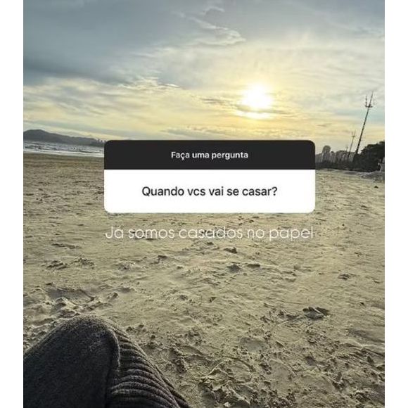 Bruna Biancardi contou que já se casou no papel com Neymar