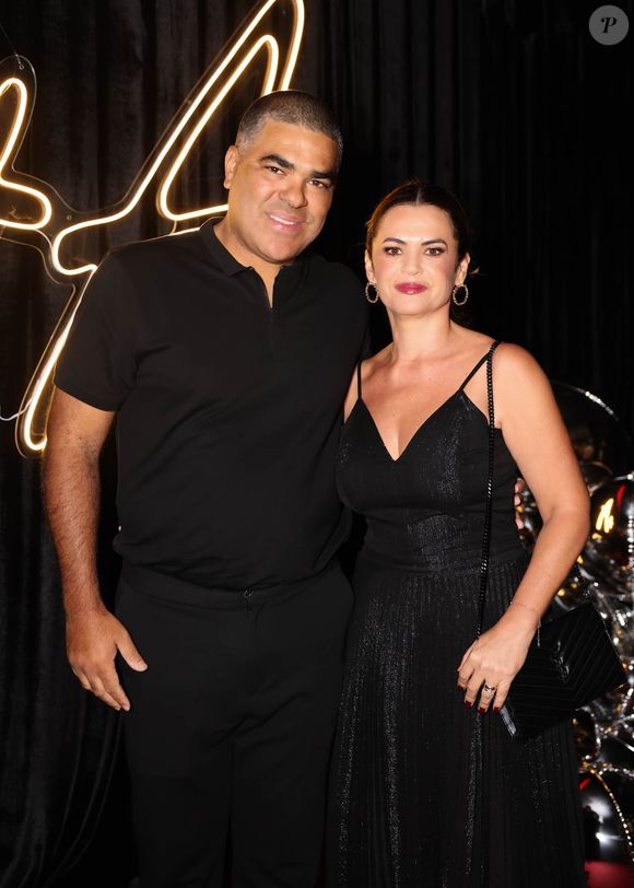 Gislaine Andrade e Celso Andrade prestigiaram a festa de aniversário de Maisa Silva em São Paulo