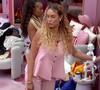 Sarah Andrade usou look rosa antes de ser eliminada no 'BBB 26'