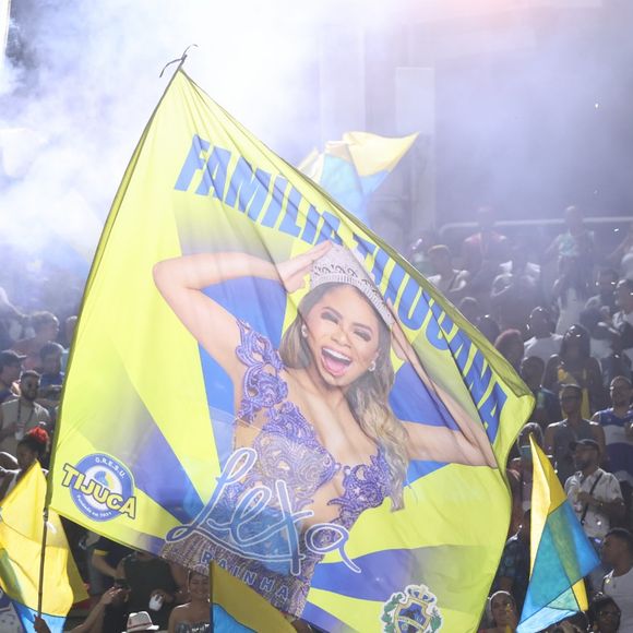 Carnaval 2025: Lexa, que não desfilará como rainha de bateria da Unidos da Tijuca por complicações na gravidez, ganhou homenagem da torcida