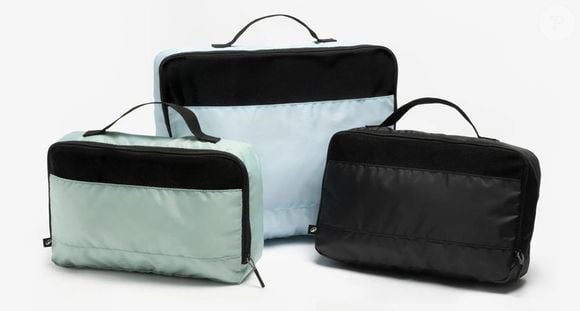 Kit organizador da Quechua, vendido pela Decathlon