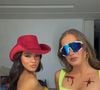 Duda Guerra foi para uma festa promovida por Rodrigo Silva na companhia da amiga Rafa Justus