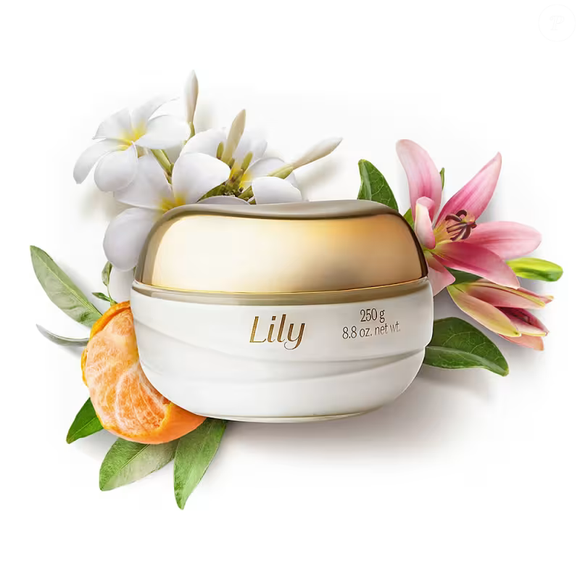 Família olfativa Floral Bouquet do Lily combinada ao perfil Floral Oriental Gourmand do Fervo Intenso resulta em aroma sofisticado