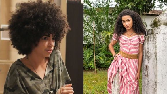 Samantha Jones estreou em 'Um Lugar ao Sol', em 2021. Com o visual bem diferente em 'A Nobreza do Amor', ela interpreta Mundica