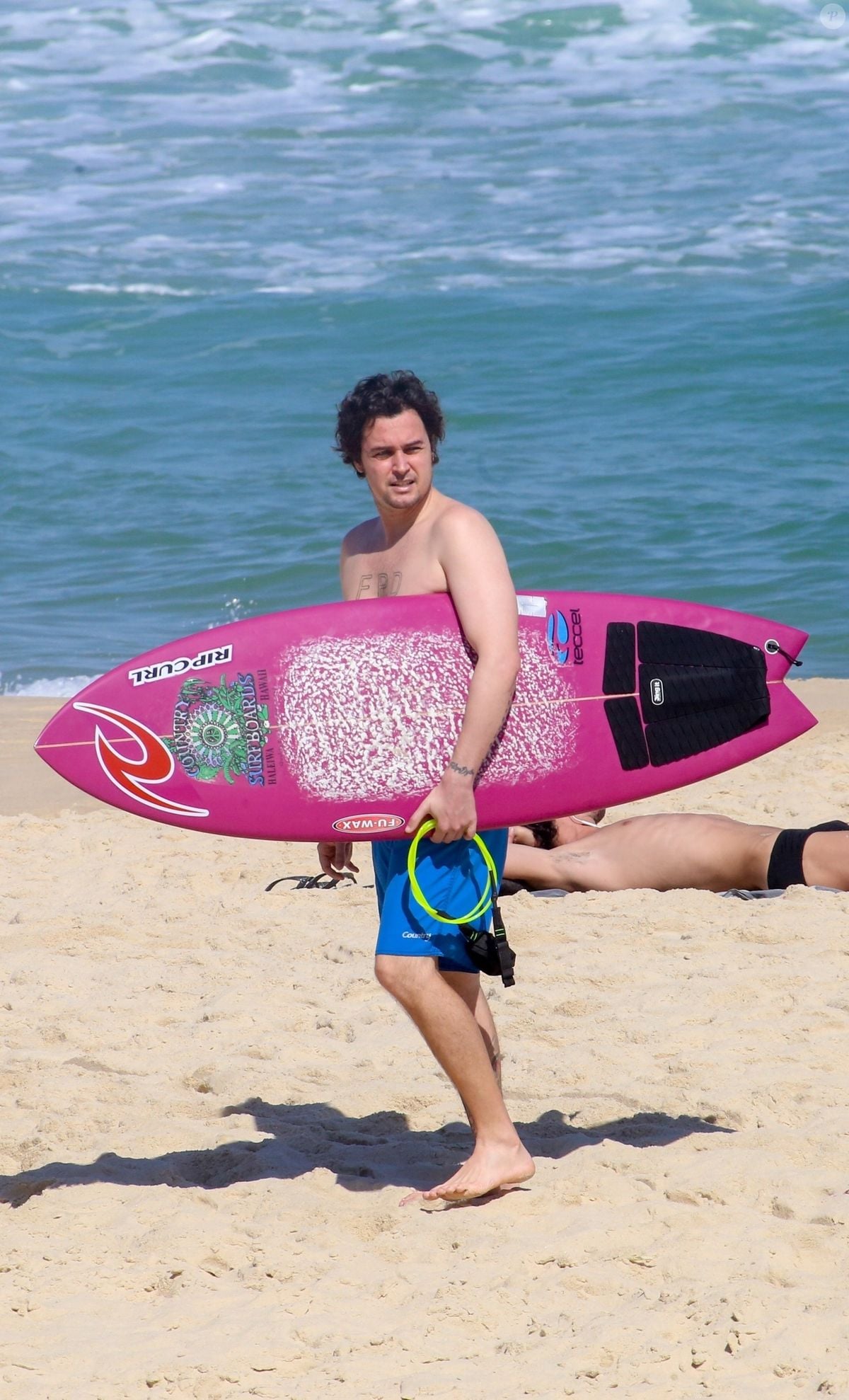 Foto: Uma aparição recente de Felipe Dylon na praia nesta semana rendeu ...