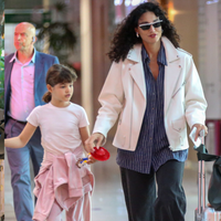 Quanto tempo dormimos? Filha de Débora Nascimento e José Loreto, de 8 anos, cresce e surge estilosa com a mãe em aeroporto; fotos