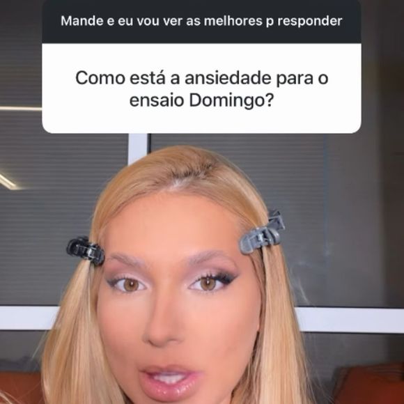 Virgínia assumiu recentemente que estava tensa para sua estreia no ensaio de rua