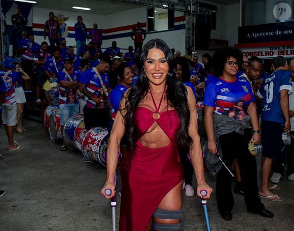 Gracyanne Barbosa será a rainha de bateria da União da Ilha no desfile da série ouro no carnaval 2026