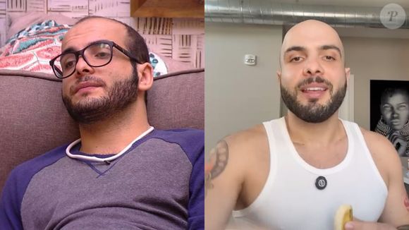 Antes e depois de Mahmoud Baydoun: o participante marcou o 'BBB 18' e hoje segue trabalhando como sexólogo nas redes sociais