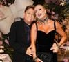 Esposa de Leonardo, Poliana Rocha preferiu não explicar por que o cantor não esteve na festa de 2 anos de José Leonardo, realizada em Goiânia