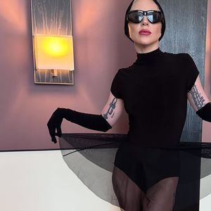 Lady Gaga desembarcou no Rio de Janeiro nesta terça-feira (29)