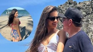 'Agora sou uma mulher casada': esposa de Amado Batista, Calita Franciele surge de biquíni e revela bastidores da lua de mel