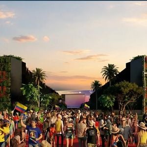 A cidade temporária de Shakira em Madri vai muito além da música: o espaço de 30 hectares reúne estádio, museu sobre a cantora, biblioteca inspirada em Gabriel García Márquez e área para crianças