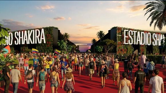 A cidade temporária de Shakira em Madri vai muito além da música: o espaço de 30 hectares reúne estádio, museu sobre a cantora, biblioteca inspirada em Gabriel García Márquez e área para crianças