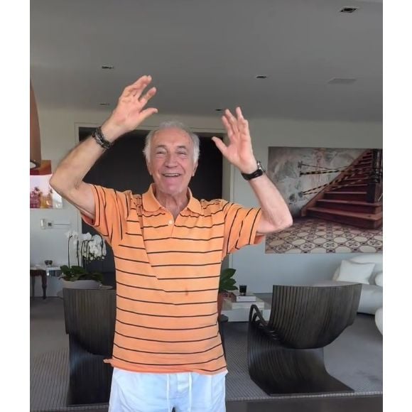 Pai de Cesar Tralli chamou atenção pela semelhança com o filho famoso
