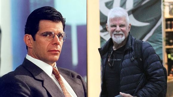 Antes e depois de Raul Gazolla: o ator hoje está com 69 anos.