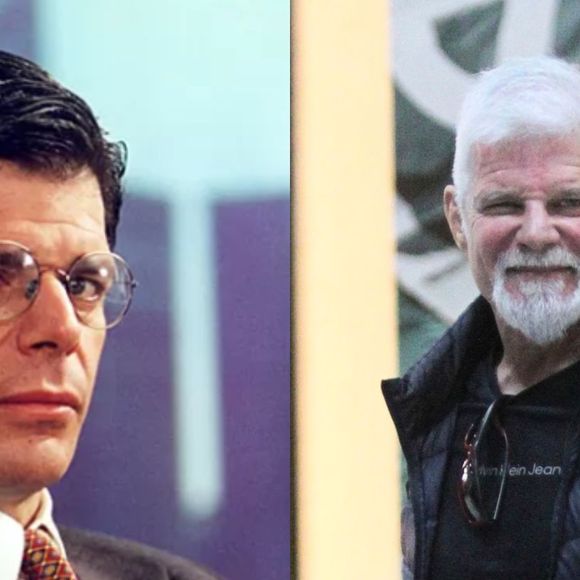 Antes e depois de Raul Gazolla: o ator hoje está com 69 anos.