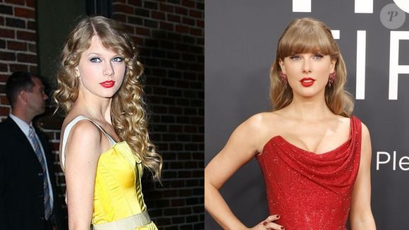Antes e depois de Taylor Swift: cantora é considerada uma das mais bonitas do mundo e a beleza madura dos 36 anos, ainda natural, é um charme à parte