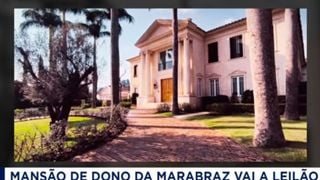 Terreno de 5.130m², mansão de 2.496m² e piscina de 143m²: o leilão da mansão de R$ 73 milhões do dono das Lojas Marabraz em condomínio de luxo em SP
