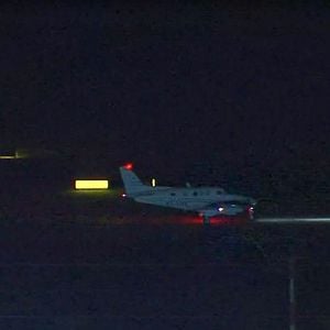 O avião em que Lívia Andrade estava conseguiu pousar em segurança