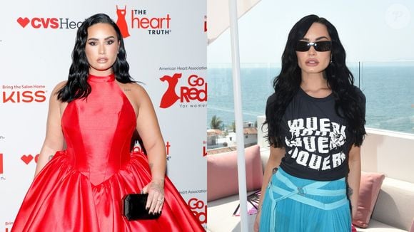 Demi Lovato foi outra famosa que mudou bastante. Atualmente mais magra, fontes garantem que ela não usou Ozempic