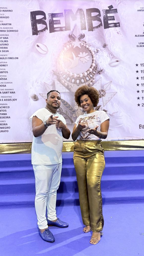 Ninno e Jéssica Martin são os novos intérpretes da Beija-Flor