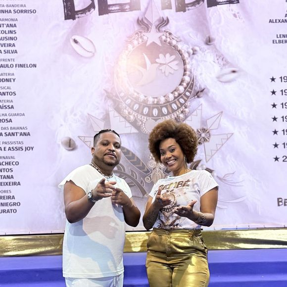 Ninno e Jéssica Martin são os novos intérpretes da Beija-Flor