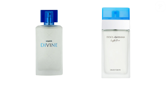 Considerado semelhante ao tradicional Light Blue, da Dolce & Gabbana, o Divine, da Wepink, aposta no frescor das notas cítricas combinadas ao jasmim, limão, cedro e musk, resultando em uma fragrância leve e sofisticada