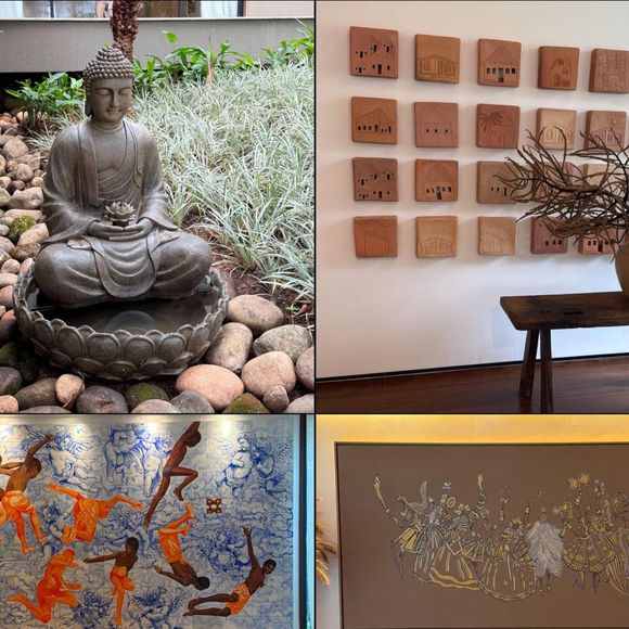 Agora, a artista optou por um novo estilo de vida e, com isso, uma nova morada no Itanhangá.