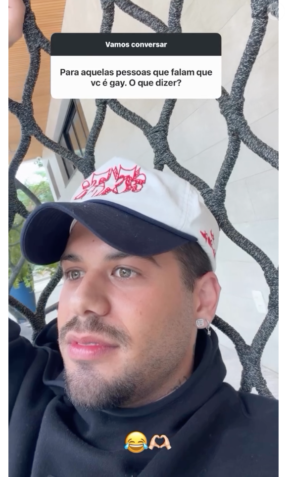 Por fim, Zé Felipe encerrou o assunto ironizando os rumores de sua sexualidade: "Ciúme do c* dos outros, é?"