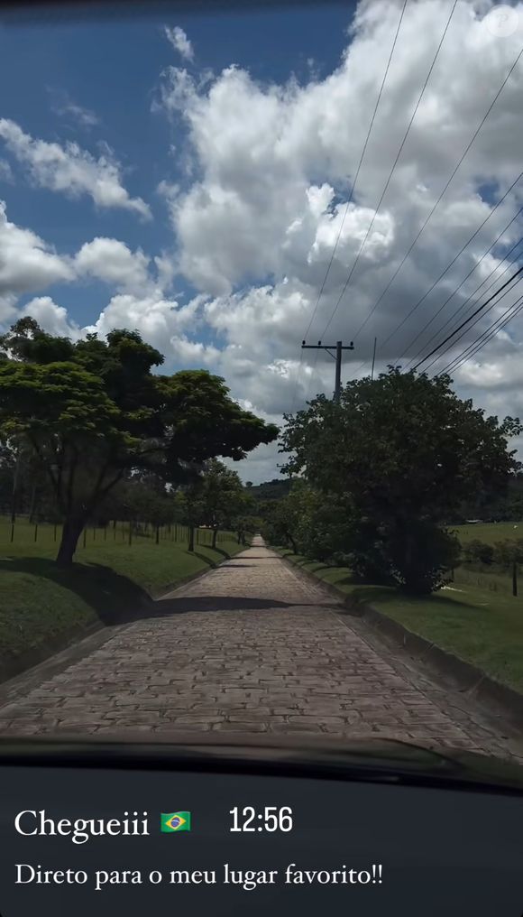 Rafaella Justus desembarcou neste domingo (29) e foi direto para a fazenda luxuosa do pai, Roberto Justus