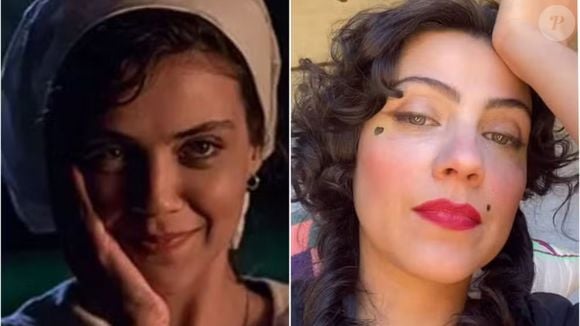 Letícia Persiles em 'Além do Tempo' (Globo, 2015), como Anita, e com visual atual