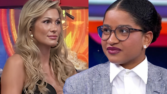 'Ela é muito invejosa': após web notar antipatia de Lívia Andrade com Tia Milena no 'Domingão', a vice-campeã do 'BBB 26' surpreende com atitude