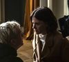 Carolina Dieckmmann e Pedro Novaes nos bastidores do filme 'A Viagem'