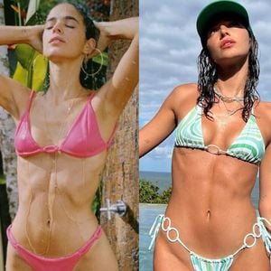 Bruna Marquezine já exibiu por aí o corpo definido em várias tendências de biquíni