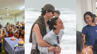 'Você mudou minha vida': Shawn Mendes faz 1ª declaração pública para Bruna Marquezine e mostra aniversário da atriz em ação social com crianças no Rio