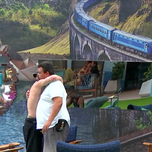 Juliano Floss abraça Babu Santana após quebra de aliança