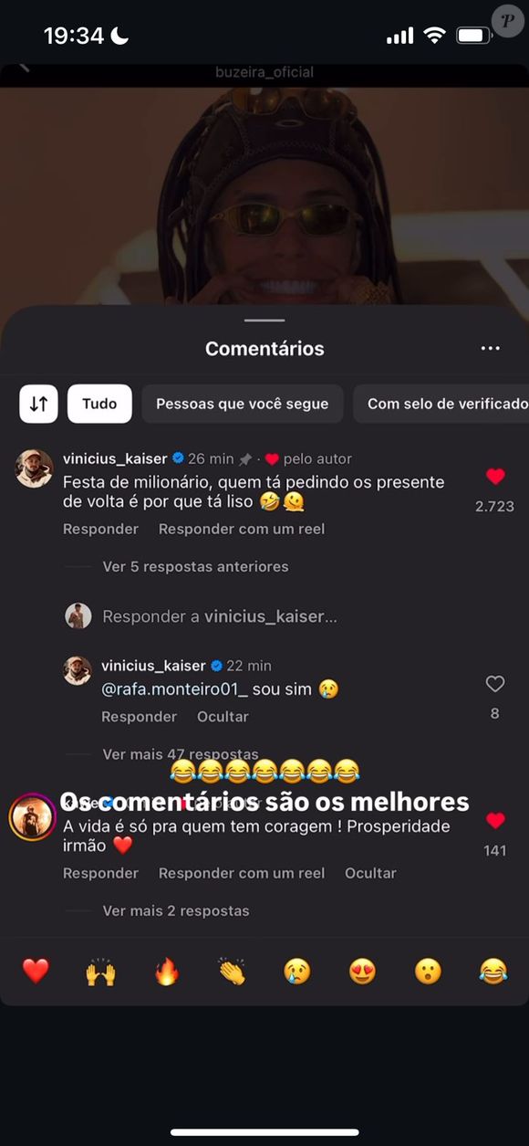 Embora Buzeira tenha declarado estar “feliz no simples, meus presentes de casamento”, muitos convidados deixaram o evento irritados