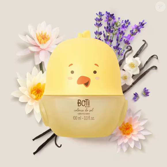 O Boti Baby Sol, do O Boticário, traz uma proposta de cheirinho de bebê com um toque solar. A fragrância reúne lavanda, notas cítricas muito suaves e um fundo levemente adocicado e confortável, ideal para quem busca delicadeza